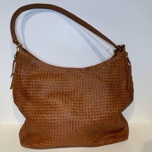 Platania Brown Leather Purse Italy